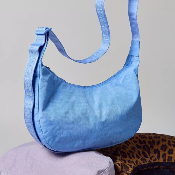NWT Baggu Medium Crescent Bag - French Blue - Picture 9 of 10